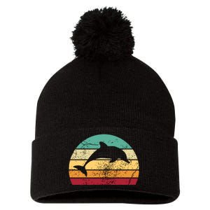 Save The Dolphin Endangered Species Gift Pom Pom 12in Knit Beanie