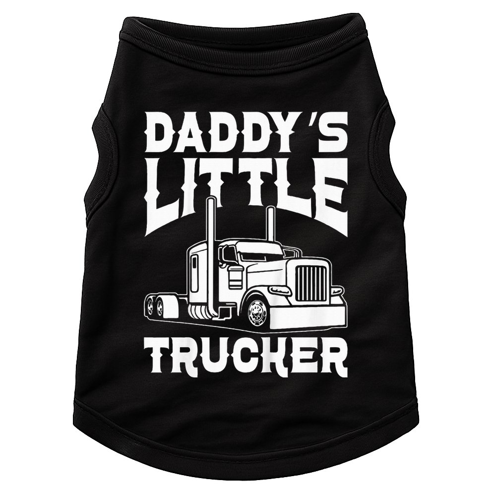 Semi Truck DaddyS Little Trucker Doggie Tank