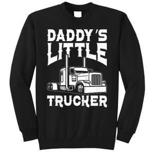 Semi Truck DaddyS Little Trucker Sweatshirt