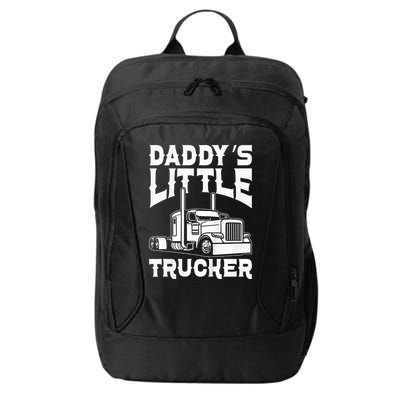 Semi Truck DaddyS Little Trucker City Backpack