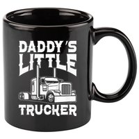 Semi Truck DaddyS Little Trucker 11oz C Handle Ceramic Mug