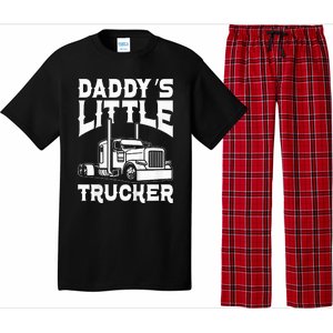 Semi Truck DaddyS Little Trucker Pajama Set