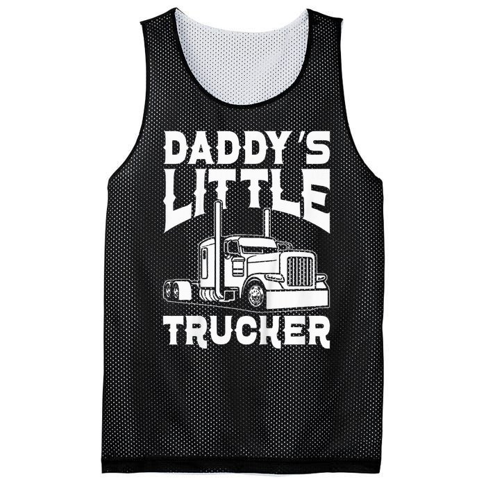 Semi Truck DaddyS Little Trucker Mesh Reversible Basketball Jersey Tank