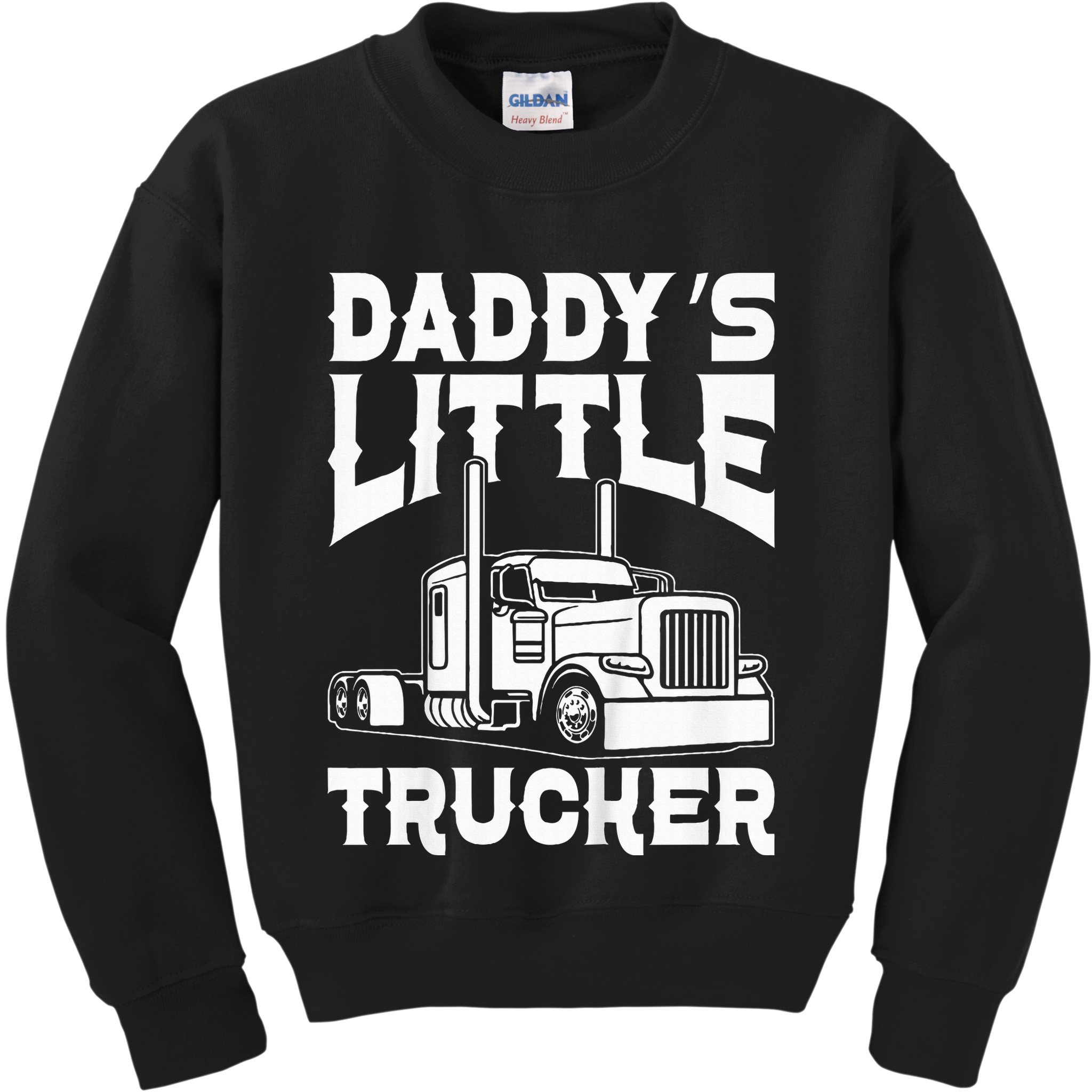Semi Truck DaddyS Little Trucker Kids Sweatshirt