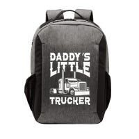 Semi Truck DaddyS Little Trucker Vector Backpack