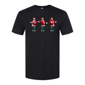 Santa Trump Dance Funny Trump Christmas Elf Santa Claus Xmas Softstyle CVC T-Shirt