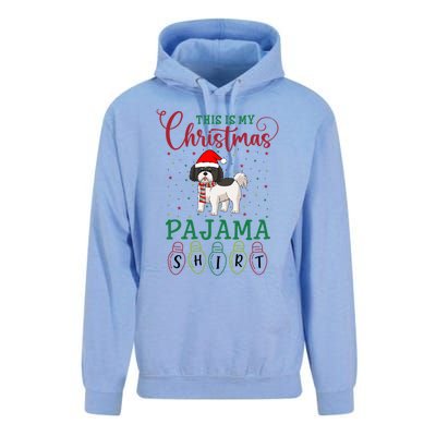 Shih Tzu Dog Xmas Light Funny This Is My Christmas Pajama Gift Unisex Surf Hoodie