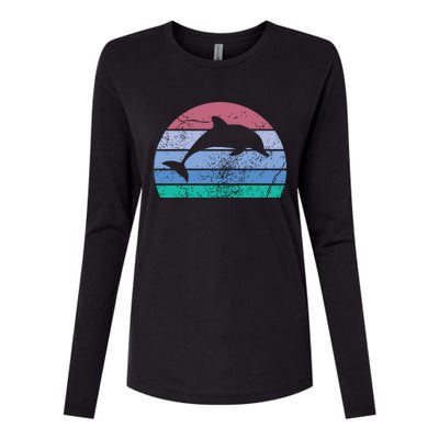 Save The Dolphin Endangered Species Gift Tee Womens Cotton Relaxed Long Sleeve T-Shirt