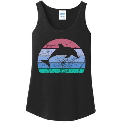 Save The Dolphin Endangered Species Gift Tee Ladies Essential Tank