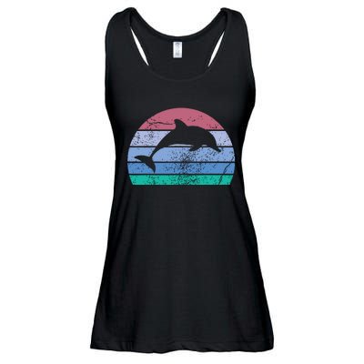 Save The Dolphin Endangered Species Gift Tee Ladies Essential Flowy Tank