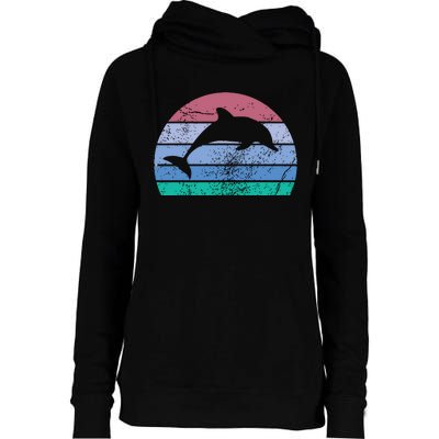 Save The Dolphin Endangered Species Gift Tee Womens Funnel Neck Pullover Hood