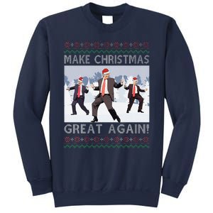 Santa Trump Dance Make Christmas Great Again Ugly Sweater Sweatshirt