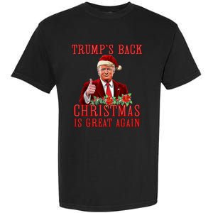 Santa Trump Dance Make Christmas Great Again Ugly Sweater Garment-Dyed Heavyweight T-Shirt