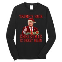 Santa Trump Dance Make Christmas Great Again Ugly Sweater Long Sleeve Shirt