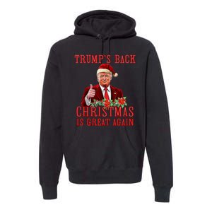 Santa Trump Dance Make Christmas Great Again Ugly Sweater Premium Hoodie