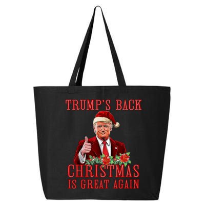 Santa Trump Dance Make Christmas Great Again Ugly Sweater 25L Jumbo Tote