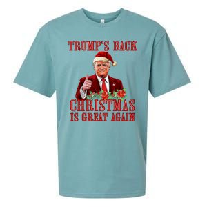 Santa Trump Dance Make Christmas Great Again Ugly Sweater Sueded Cloud Jersey T-Shirt