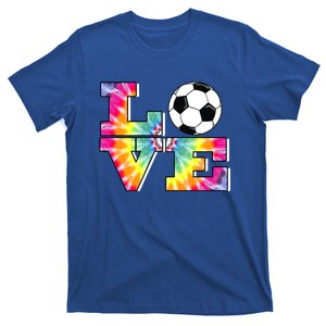 Soccer Tie Dye Love Multi Color Teen Girls Funny Gift T-Shirt