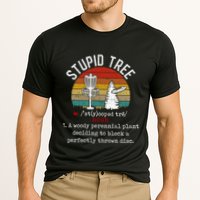 Stupid Tree Disc Golf Retro Frisbee Gift Cooling Performance Crew T-Shirt