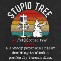 Stupid Tree Disc Golf Retro Frisbee Gift Adult Drive Performance Visor