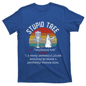 Stupid Tree Disc Golf Retro Frisbee Gift T-Shirt