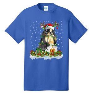 Shih Tzu Dog Lover Xmas Lighting Santa Shih Tzu Christmas Gift Tall T-Shirt