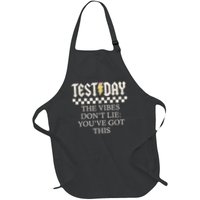 State Testing Day Motivation Behavior Doing Your Best Full-Length Apron With Pockets