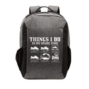 Snowmobile Things Do In My Spare Time Funny Snowmobiling Vector Backpack