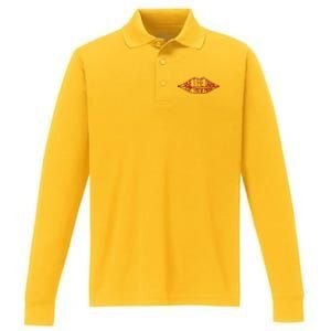 Save The Drama For Your Mama Retro 90s Performance Long Sleeve Polo