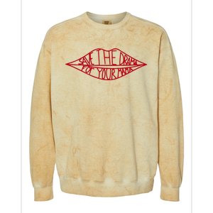 Save The Drama For Your Mama Retro 90s Colorblast Crewneck Sweatshirt