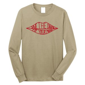 Save The Drama For Your Mama Retro 90s Long Sleeve Shirt