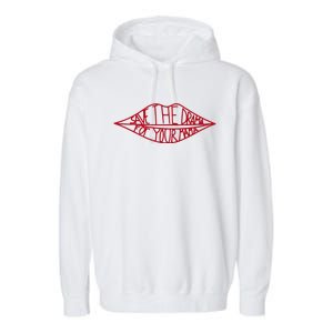 Save The Drama For Your Mama Retro 90s Garment-Dyed Fleece Hoodie