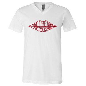 Save The Drama For Your Mama Retro 90s V-Neck T-Shirt