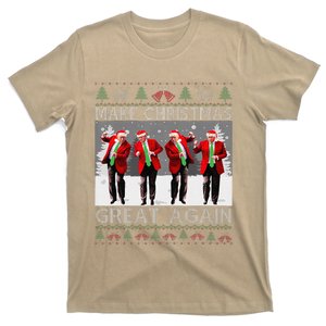 Santa Trump Dance Make Christmas Great Again Ugly Sweater T-Shirt