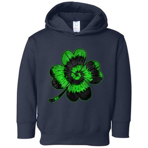 Shamrock Tie Dye St Patrick's Day Irish Gift Toddler Hoodie