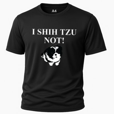 Shih Tzu Dog Owner Funny Gift I SHIH TZU NOT Performance Shirt