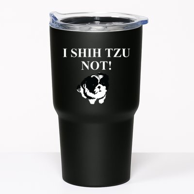 Shih Tzu Dog Owner Funny Gift I SHIH TZU NOT Tumbler