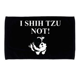 Shih Tzu Dog Owner Funny Gift I SHIH TZU NOT Microfiber Hand Towel