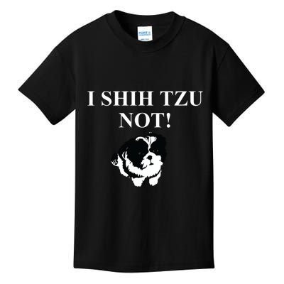 Shih Tzu Dog Owner Funny Gift I SHIH TZU NOT Kids T-Shirt