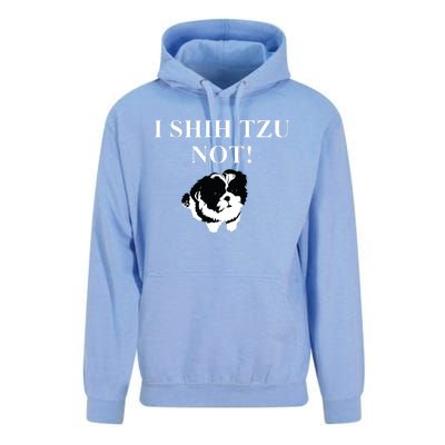 Shih Tzu Dog Owner Funny Gift I SHIH TZU NOT Unisex Surf Hoodie