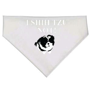 Shih Tzu Dog Owner Funny Gift I SHIH TZU NOT USA-Made Doggie Bandana