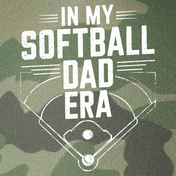 Softball Team Dad In My Softball Dad Era Softball Dad Pride Meaningful Gift Legacy Tie Dye Trucker Hat