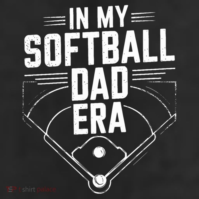 Softball Team Dad In My Softball Dad Era Softball Dad Pride Meaningful Gift 7 Panel Mesh Trucker Snapback Hat