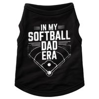 Softball Team Dad In My Softball Dad Era Softball Dad Pride Meaningful Gift Doggie Tank