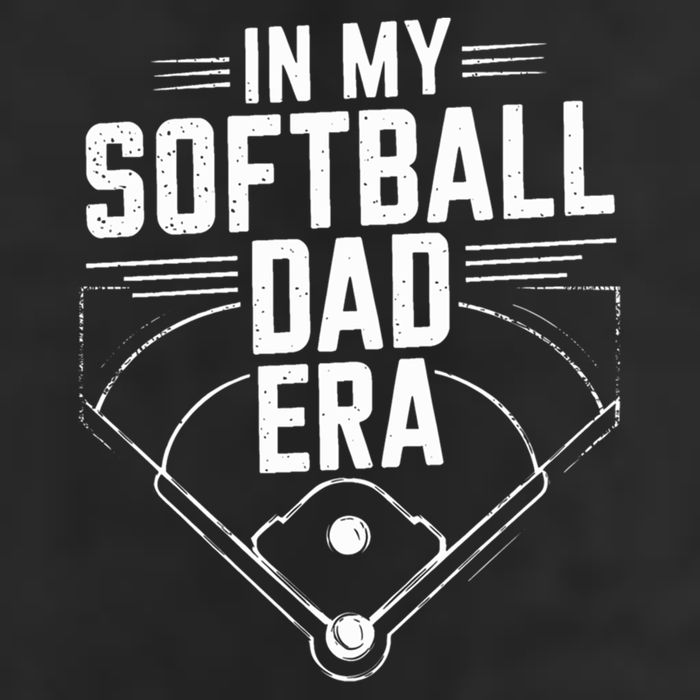Softball Team Dad In My Softball Dad Era Softball Dad Pride Meaningful Gift Golf Towel