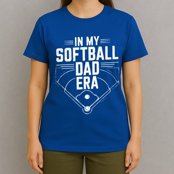 Softball Team Dad In My Softball Dad Era Softball Dad Pride Meaningful Gift T-Shirt