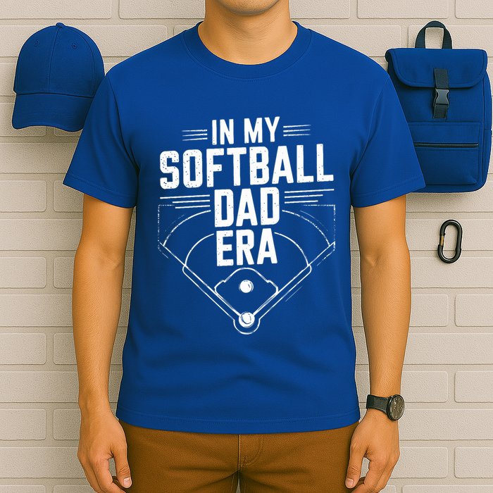 Softball Team Dad In My Softball Dad Era Softball Dad Pride Meaningful Gift T-Shirt