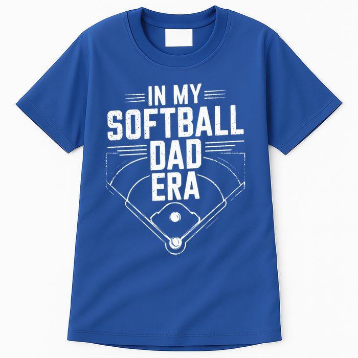 Softball Team Dad In My Softball Dad Era Softball Dad Pride Meaningful Gift Tall T-Shirt