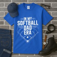 Softball Team Dad In My Softball Dad Era Softball Dad Pride Meaningful Gift Tall T-Shirt