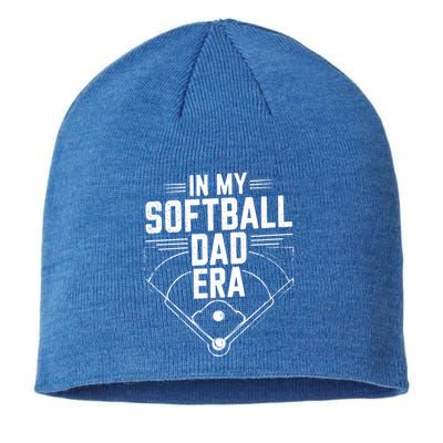 Softball Team Dad In My Softball Dad Era Softball Dad Pride Meaningful Gift Sustainable Beanie